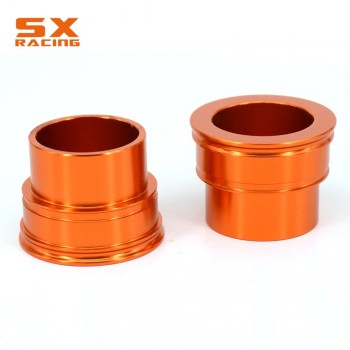 Motorbike CNC Front Wheel Hub Spacer Set For KTM SX SXF XCF 125-450 03-14 SX SXF XCF 505-530 03-12 EXC XCW SMR 125-530 03-15