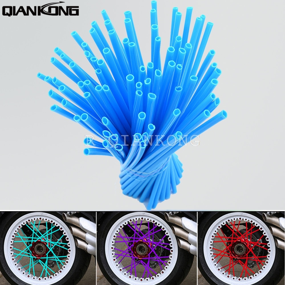 Motocross Wheel RIM Spoke Skin Covers For HONDA CR125R CR80R CRF250L SL230 YAMAHA YZ250 YZ450F YZ250FX YZ125X KTM 250EXC EXC-F