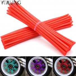 Universal Motorcycle Wheel spoke skins Dirt Bike Enduro Off Road Rim For honda crf 450 CR CRF XR XL 85 125 250 500 KTM KAWASAKI