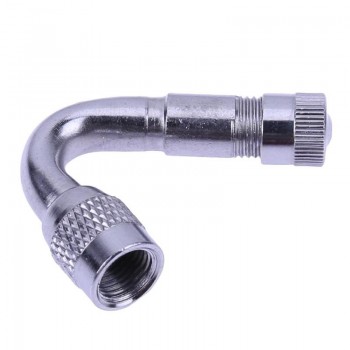 VODOOL Car Motorcycle Metal Tire Valve Stem Extension 135 90 45 Degree Adaptor motorcycle Automobile Tire Stem Electric Kit