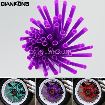 72 PCS Motocross Dirt Bike Enduro Wheel RIM SPOKE SKINS COVER FOR ktm EXC f DR DRZ RM RMX RMZ 85 125 250 400 450 Kawasaki Yamaha