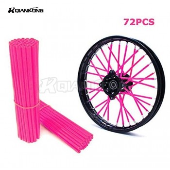 72 PCS Motocross Dirt Bike Enduro Wheel RIM SPOKE SKINS COVER FOR ktm EXC f DR DRZ RM RMX RMZ 85 125 250 400 450 Kawasaki Yamaha