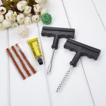 6Pcs/Set Car Tubeless Tire Tyre Puncture Plug Repair Tools Kits Car Auto Accessories Motorcycle Bicycle Rubber Cement TLSM1