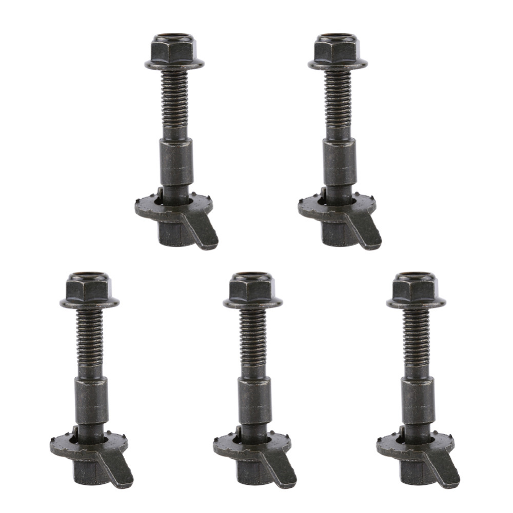 5pcs 12mm Vehicles Steel Four Wheel Alignment Adjustable Camber Kit Cam Bolt Car-Styling