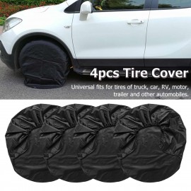 4pcs Car Wheel Tire Tyre Covers Oxford Fabric For RV Truck Car Trailer 32
