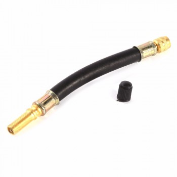 4x 140mm Flexible Tyre Valve ExtensionTire Wheel Truck Transit Adaptor + Clamps 100% Brand New