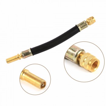 4x 140mm Flexible Tyre Valve ExtensionTire Wheel Truck Transit Adaptor + Clamps 100% Brand New