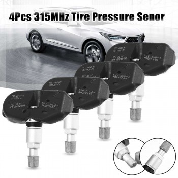1pcs/4pcs 315MHz Tire Pressure Sensor TPMS For MDX RL TL for Odyssey Ridgeline 06421-S3V-A01 Black Plastic 06421-S3V-A01