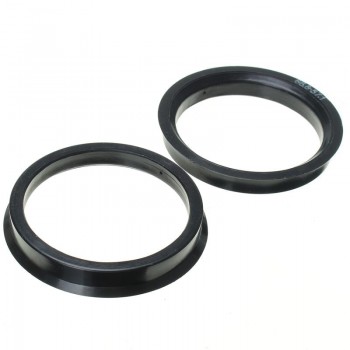1 Set 4 Hub Centric Rings Car Wheel Bore Center Collar 66.6-57.1mm For AUDI