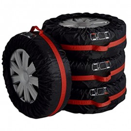 4Pcs Spare Tire Cover Case Polyester Winter and Summer Car Tire Storage Bags Auto Tyre Accessories Vehicle Wheel Protector New