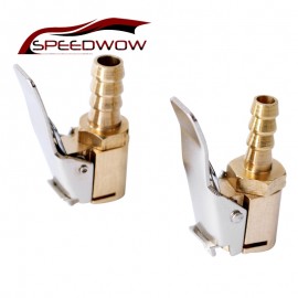 SPEEDWOW 1pcs Auto Air Pump Chuck Clip Car Truck Tyre Tire Inflator Valve Connector Car Accessories 6mm 8mm Clamp High Quality
