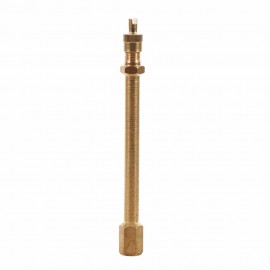 Brass Auto Tire Valve Stem Extension Pole Caps Extender Straight Bore 100 mm Tire Valve Extension Brass Tire Valve Extension