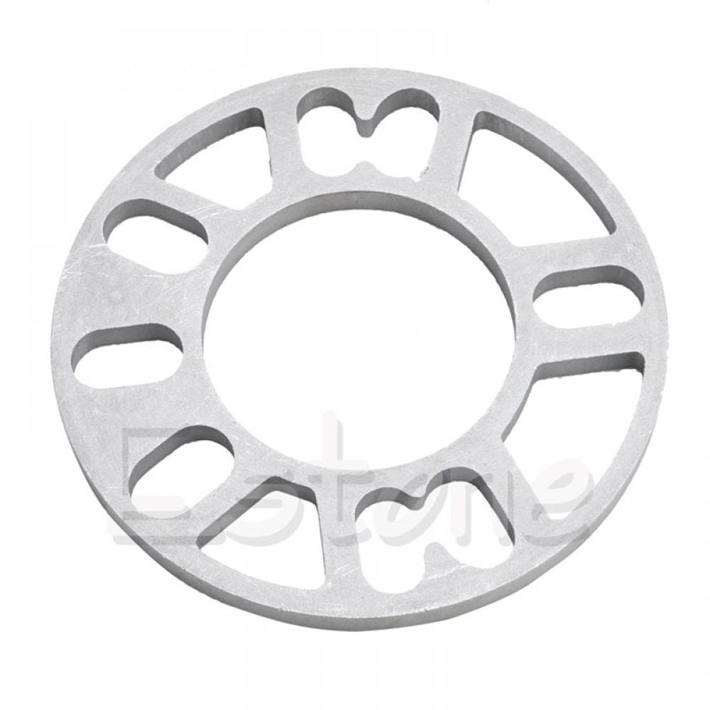 10MM Alloy Aluminum Wheel Spacers Shims Plate 4/5 Stud Fit WS-100 Universal