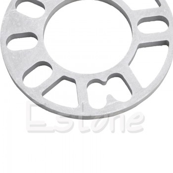 10MM Alloy Aluminum Wheel Spacers Shims Plate 4/5 Stud Fit WS-100 Universal