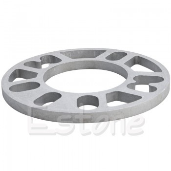 10MM Alloy Aluminum Wheel Spacers Shims Plate 4/5 Stud Fit WS-100 Universal