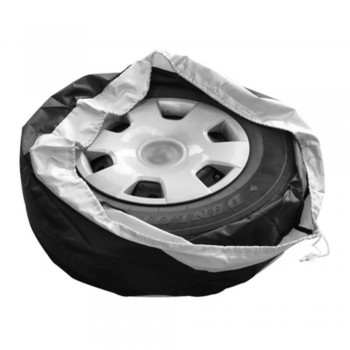 1PCS Tire Cover Case Car Spare Tire Cover Storage Bags Carry Tote Polyester Tire For Cars Wheel Protection Covers 4 Season