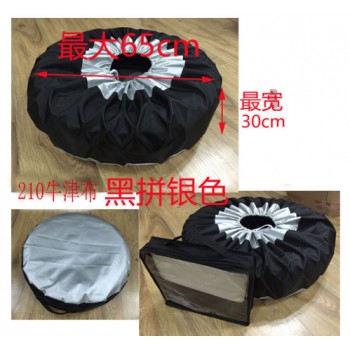 1PCS Tire Cover Case Car Spare Tire Cover Storage Bags Carry Tote Polyester Tire For Cars Wheel Protection Covers 4 Season