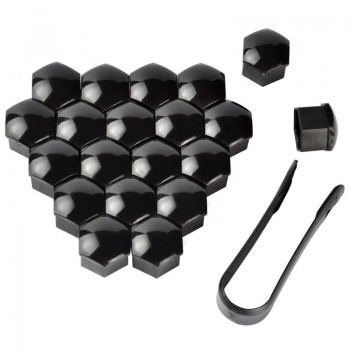 20pcs 17mm Car Auto Hub Screw Cover Tire Wheel Screw Bolts Nut Caps Wheel Nut Bolt Head Cover Cap Hub Screw Protector
