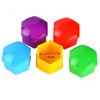 20pcs 17mm Car Auto Hub Screw Cover Tire Wheel Screw Bolts Nut Caps Wheel Nut Bolt Head Cover Cap Hub Screw Protector