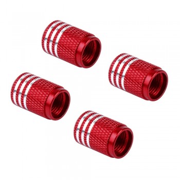 4X Car Truck Bike Tire Wheel Rims Stem Air Valve Caps Tyre Cover Aluminum