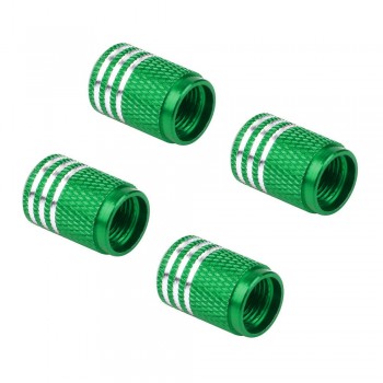 4X Car Truck Bike Tire Wheel Rims Stem Air Valve Caps Tyre Cover Aluminum