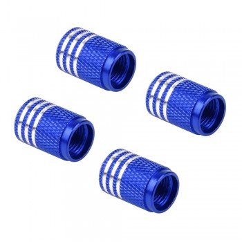 4X Car Truck Bike Tire Wheel Rims Stem Air Valve Caps Tyre Cover Aluminum