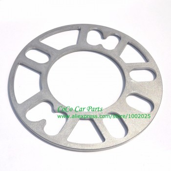 2PCS Universal Alloy Aluminum Wheel Spacer Shims Plate 4 5 STUD 3mm 5mm 8mm 10mm FIT 4x100 4x114.3 5x100 5x108 5x114.3 5x120