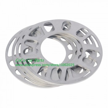 2PCS Universal Alloy Aluminum Wheel Spacer Shims Plate 4 5 STUD 3mm 5mm 8mm 10mm FIT 4x100 4x114.3 5x100 5x108 5x114.3 5x120