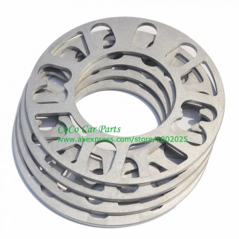 2PCS Universal Alloy Aluminum Wheel Spacer Shims Plate 4 5 STUD 3mm 5mm 8mm 10mm FIT 4x100 4x114.3 5x100 5x108 5x114.3 5x120