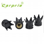 4PC Crown Tire/Wheel Air Stem Valve Caps For Car Truck Hot Rod personality Fashion 17Sept21