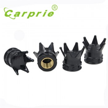 4PC Crown Tire/Wheel Air Stem Valve Caps For Car Truck Hot Rod personality Fashion 17Sept21