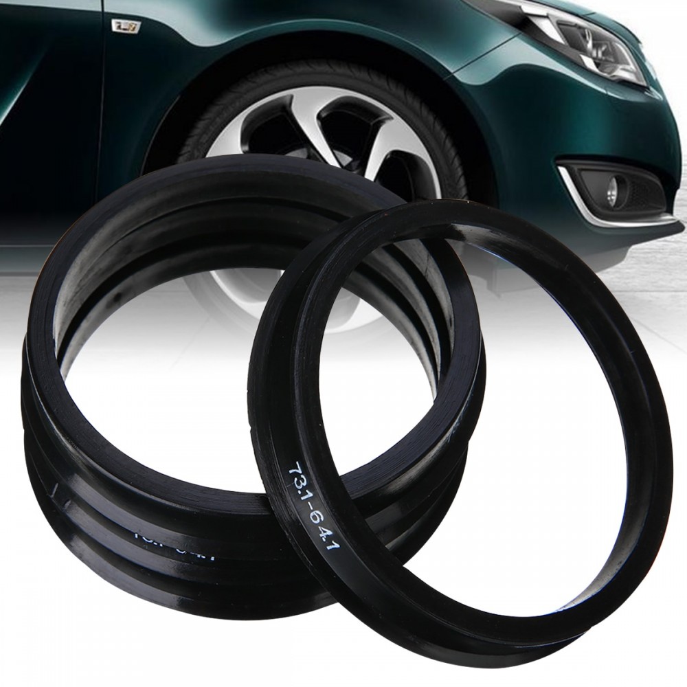 New Arrival 4pcs/set 73.1-64.1mm Plastic Wheel Center Collar Hub Centric Ring For Honda