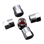 Car-styling CARPRIE Valve Caps 5*Tyre Dust Car Wheel Tire Valve Cap Stem Screw Cover Stainless Steel Hexagon td1213 dropship