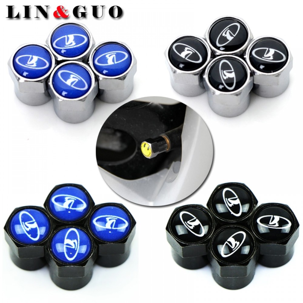 4pcs Car Wheel Tire Valves Tyre Air Caps case for lada niva kalina priora granta largus vaz samara 2110 Motorcycle Automobiles