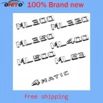 1PCS For ML300 ML320 ML350 ML400 ML500 ML63 4MATIC Discharge Capacity Letters boot  Refit Badge  Logo Sticker for bez