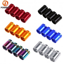 POSSBAY Auto Car Tyre Air Valve Caps Universal Motorcycle Automobiles Bicycle Tire Valve Cap Bullet Airtight Cover