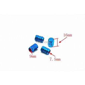 4pcs Universal Aluminum Car Tyre Air Valve Caps Bicycle Tire Valve Cap Car Wheel Styling Round Red Black Blue Silver Gold