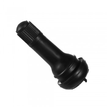 4Pcs/set TR413 Tubeless Car Wheel Tire Valve Stems with Caps  Black Tyre Rubber Valves With Dust Caps