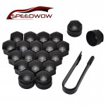 SPEEDWOW 20Pcs 17mm Car Wheel Auto Hub Screw Cover Protection Caps Wheel Nut Bolt Head Cover Cap For Audi