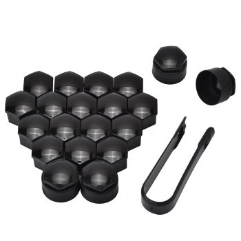 SPEEDWOW 20Pcs 17mm Car Wheel Auto Hub Screw Cover Protection Caps Wheel Nut Bolt Head Cover Cap For Audi