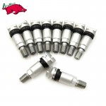 Aroham 10 Tyre Pressure Monitoring System Sensor Valve Stem Repair Kit TPMS Tire Valves for Jeep Volve Ford Alloy Tubeless Valve