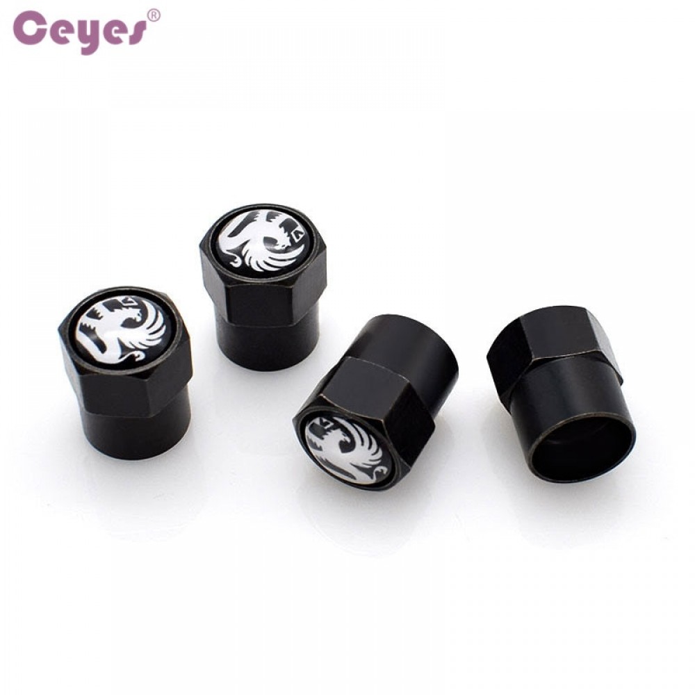 Ceyes Car Styling Car Badge Wheel Tire Valve Caps Tyre Dust Case For Vauxhall VXR Auto Covers Accessories Car-Styling 4pcs/lot