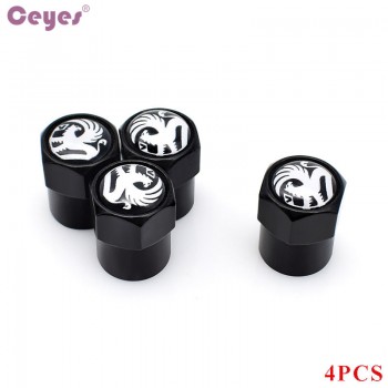 Ceyes Car Styling Car Badge Wheel Tire Valve Caps Tyre Dust Case For Vauxhall VXR Auto Covers Accessories Car-Styling 4pcs/lot