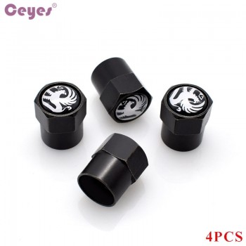 Ceyes Car Styling Car Badge Wheel Tire Valve Caps Tyre Dust Case For Vauxhall VXR Auto Covers Accessories Car-Styling 4pcs/lot