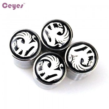 Ceyes Car Styling Car Badge Wheel Tire Valve Caps Tyre Dust Case For Vauxhall VXR Auto Covers Accessories Car-Styling 4pcs/lot
