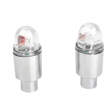 new fashion Auto Accessories Bike Supplies Neon Blue Strobe LED Tire Valve Caps car-styling accessories wholesale