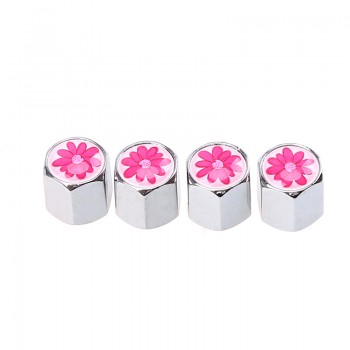 POSSBAY Car Wheel Tire Valve Caps Cover Motorcycle Tyre Wheel Air Valve Stem Cover Dustproof Tire Accessories