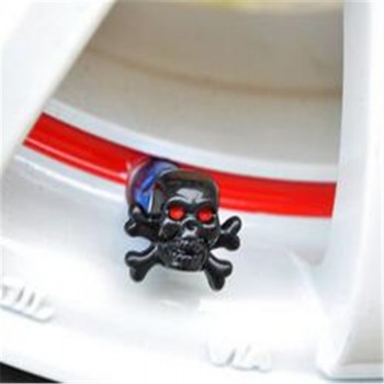 4Pcs/Lot Car  Wheel Tyre Tire Stem Rims Air Valve Cap Anti-Dust Covers For Skeleton Skull Cars Motorcycle Bikes Tire caps