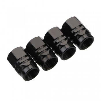 4pcs Auto Bicycle Car Tire Valve Caps Tyre Wheel Hexagonal Ventile Air Valve Stems Cover Dustproof Tire Accessories