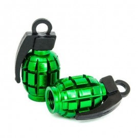 Aluminum Bomb Style Auto Car Truck Wheel Tire Valve Caps Bicycle Tyre Air Valve Stem Cover for Motorcycle 11 Color 7801